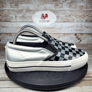 Mudd Brand Women Size 9 Checkerboard Rainbow Poppy-O Skater shoes